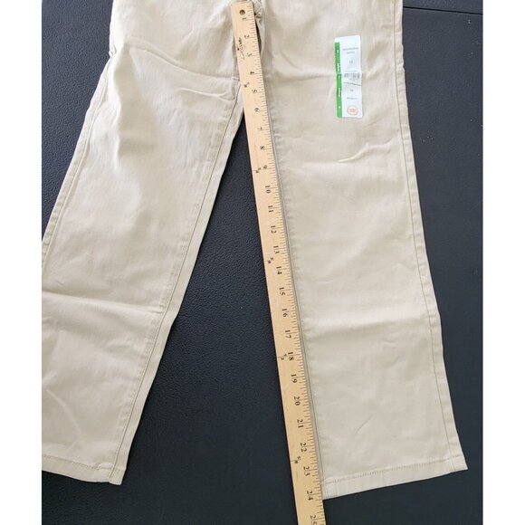 NWT Girls Wonder Nation Pants Khakis Sz 10 Straight Adjustable Waist Stretch NEW - Picture 10 of 11